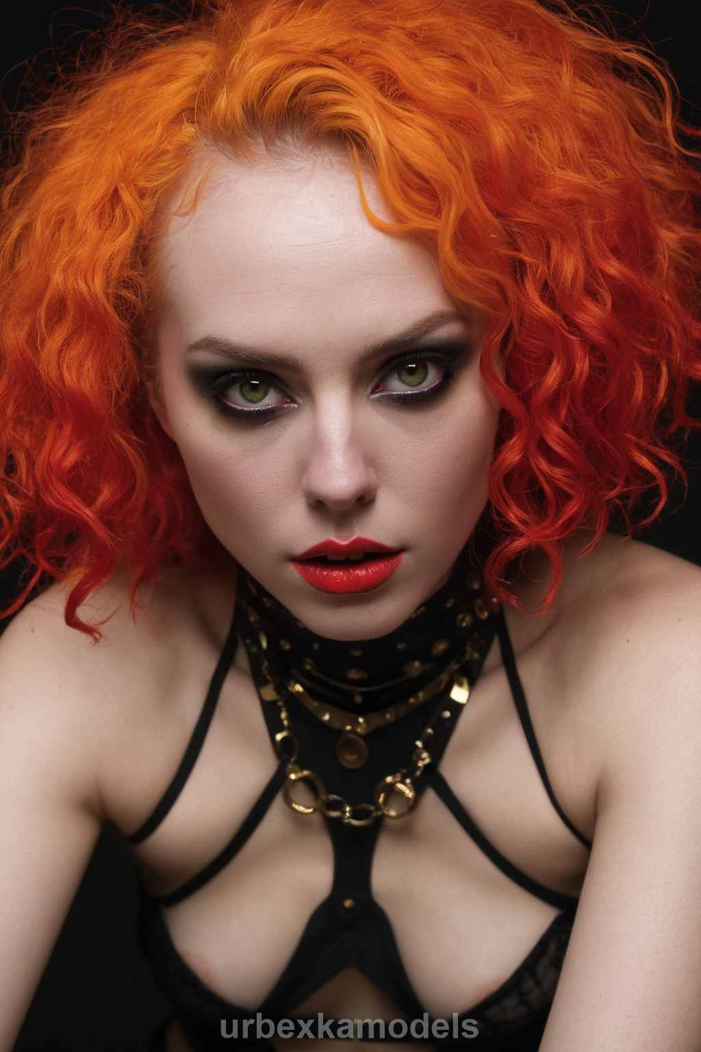 A gothic-inspired editorial photo gallery blending elegance, mystery, and sensual darkness with high-fashion aesthetics.